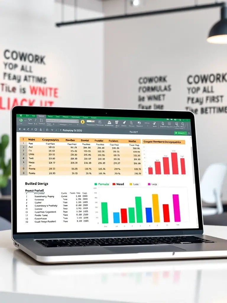 A customizable Excel template for tracking coworking space occupancy rates, member demographics, and revenue streams, with built-in formulas for calculating key performance indicators (KPIs).